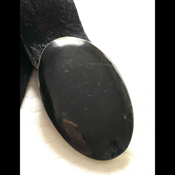 Las Penelope Cowhide Statement Belt - Picture 3 of 5